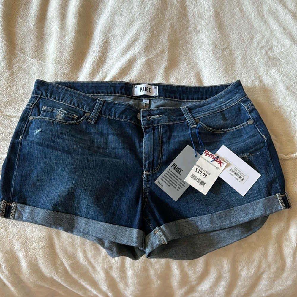 Paige Jimmy denim shorts